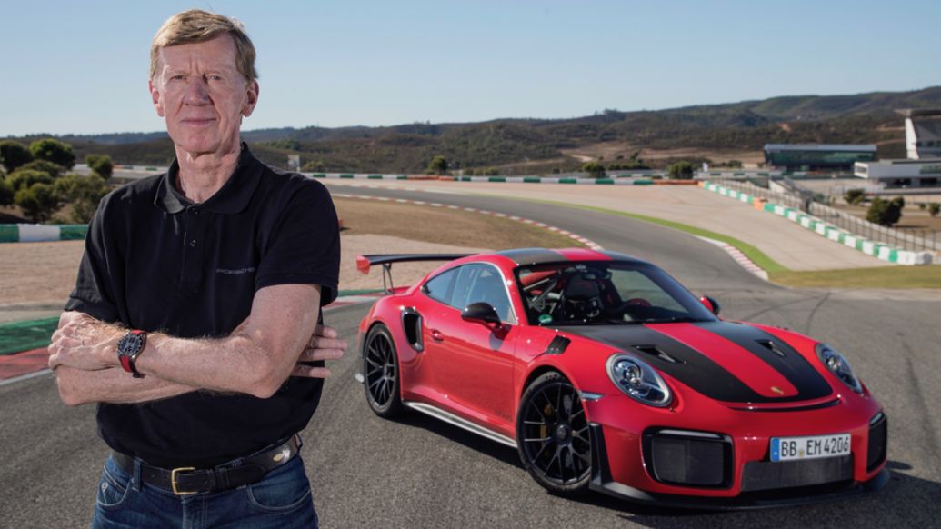 Walter Röhrl, Porsche-Markenbotschafter, 911 GT2 RS press test, Portimão, Portugal, 2017, Porsche AG