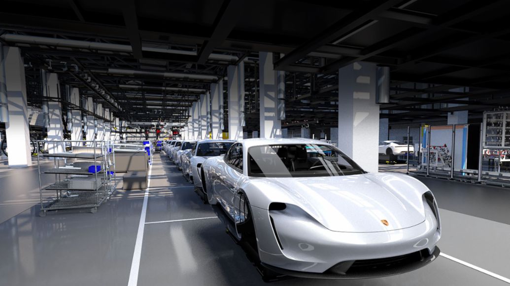 Insights into Porsche production 4.0, 2018, Porsche AG
