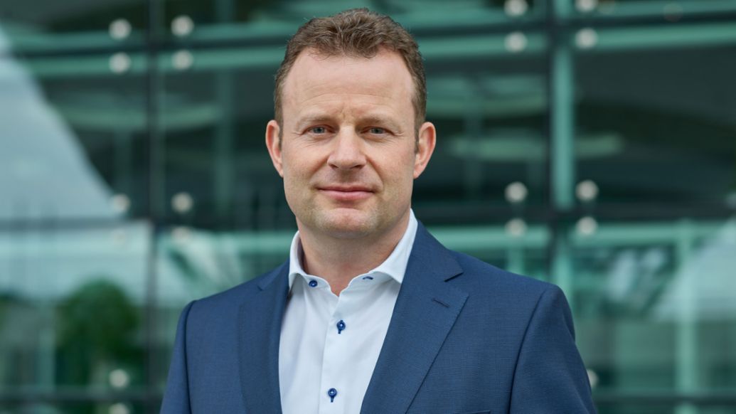 Gerd Rupp, Vorsitzender der Geschäftsführung im Porsche-Werk Leipzig, 2017, Porsche AG