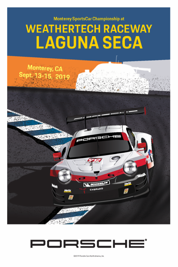 IMSA Monterey Grand Prix, IMSA WeatherTech SportsCar Championship, poster, 2019