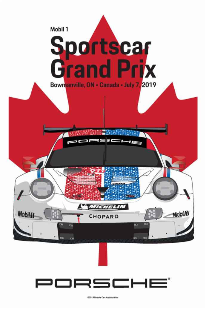 SportsCar Grand Prix, Canadian Motorsport Park, IMSA WeatherTech SportsCar Championship, poster, 2019