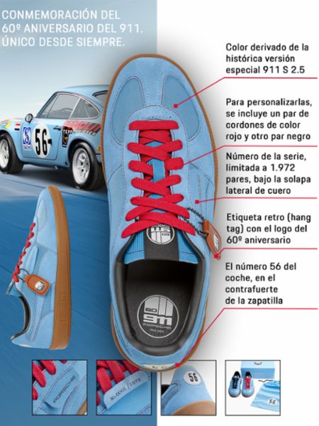 Zapatillas Porsche x Puma Retro, edición limitada del 60º aniversario del Porsche 911, 2023, Porsche AG