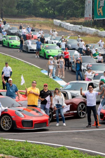 75 años de los autos deportivos Porsche, Autódromo Los Volcanes, Guatemala, 2023, Porsche Guatemala