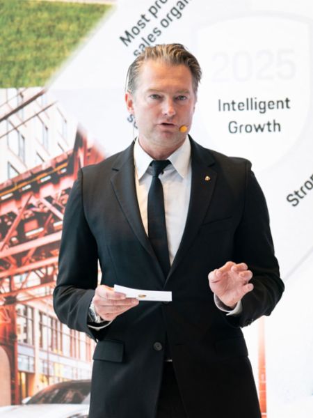 Matthias Becker, Vice President Overseas and Emerging Markets Representative at Porsche AG, Opening Porsche Studio Cheongdam, Seoul, 2019, Porsche AG