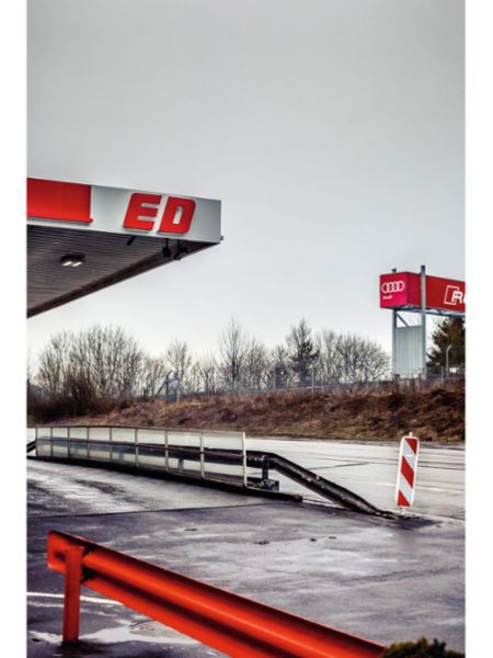 Petrol station at Döttinger Höhe, 2020, Porsche AG