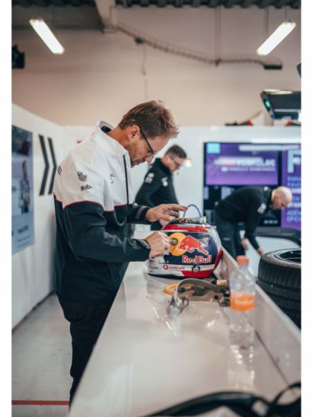 Helmut Fink, Neel Jani and André Lotterer’s trainer, Mexico City E-Prix, 2020, Porsche AG