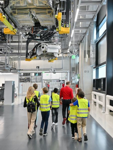 Porsche 4Kids-Führung, Porsche-Werk, 2022, Porsche AG