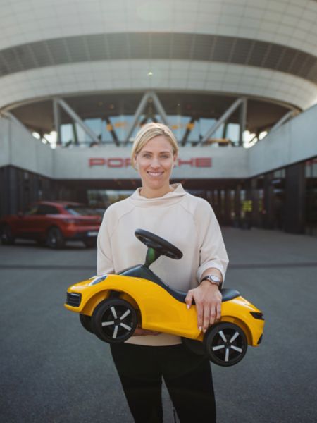 Angelique Kerber, planta de Porsche en Leipzig, Porsche AG, 2022