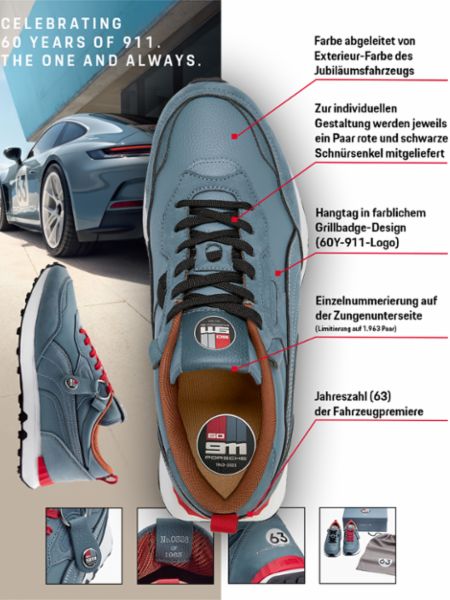 Porsche x Puma Heritage Design Sneaker 60 Jahre Porsche 911 Edition, 2023, Porsche AG