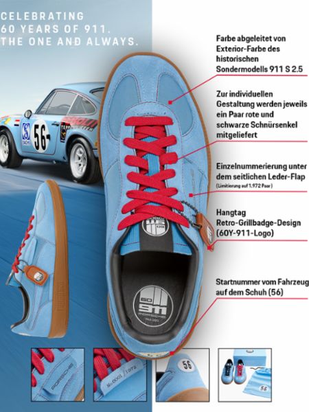 Porsche x Puma Retro Design Sneakers 60 Jahre Porsche 911 Edition, 2023, Porsche AG