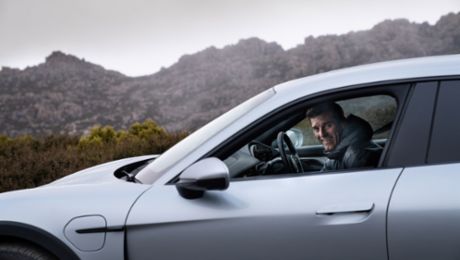 Wild performance: Mark Webber drives Tasmania