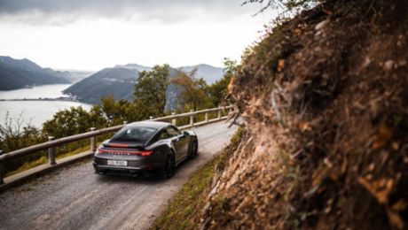 Un tour du monde en Porsche 911 Turbo S à travers du Tessin