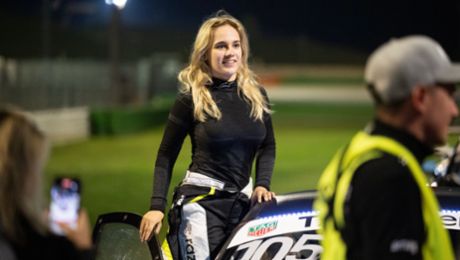 Ekaterina Lüscher ist neue Juniorfahrerin im Porsche Sports Cup Suisse