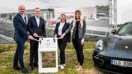 Porsche Inter Auto CZ začíná budovat nový komplex Porsche Centrum Ořech