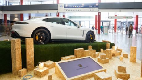 El Porsche Taycan, una nueva obra de arte para ARCO