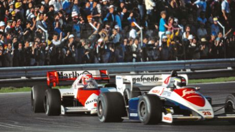 El domino de McLaren TAG Porsche en la Fórmula 1 en 1984