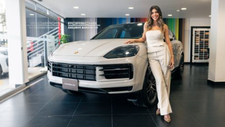 Alondra García Miró se suma a la familia de Porsche Perú como embajadora de marca