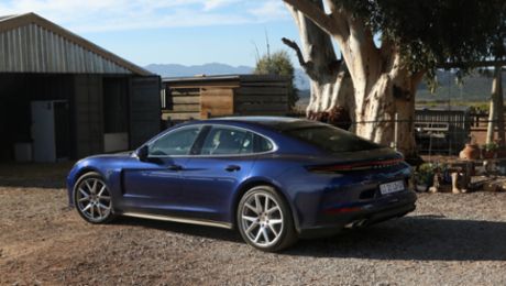 Peter Frost drives the Panamera to Grayton