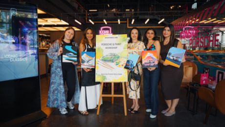 Porsche debuted ‘Porsche & Paint’ – a creative celebration of design and self-expression in Dubai