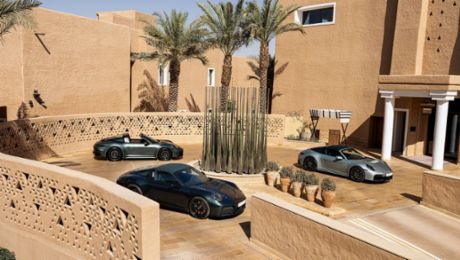 Porsche Saudi Arabia unveils the Sonderwunsch 911 Targa green roof 2.0
