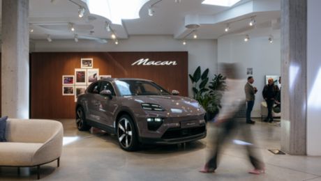 La nuova Porsche Macan protagonista della Design Week 2024 