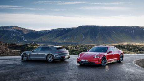 Porsche completa la seconda generazione della Taycan con tre nuovi modelli