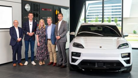 Georgia Governor Brian P. Kemp Visits Porsche Cars North America headquarters 