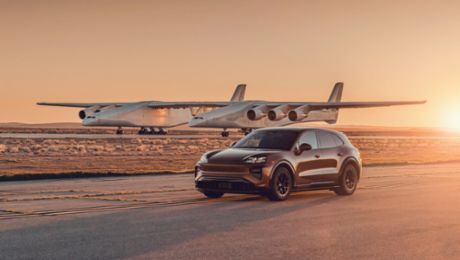 Precision meets power: Porsche Cayenne Electric accelerates into the eye of a storm