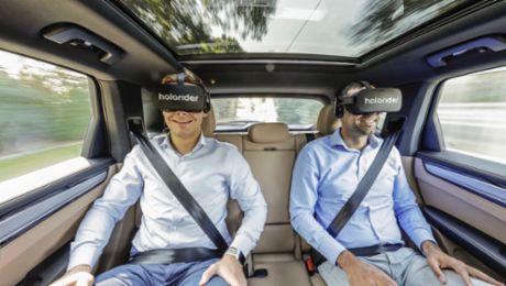 Porsche, Holoride and Discovery showcase new VR experience