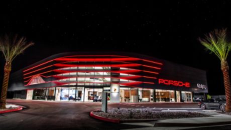 Porsche dealerships receive new corporate architecture