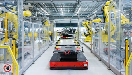 Punctual start of production for the Porsche Taycan 