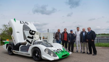 The Porsche 917-001 in motion: Makers’ day