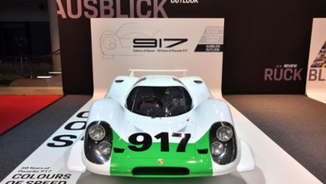 Porsche отмечает 50-летие модели 917