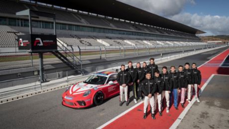 Twelve candidates have one goal: New Porsche Junior in the Supercup