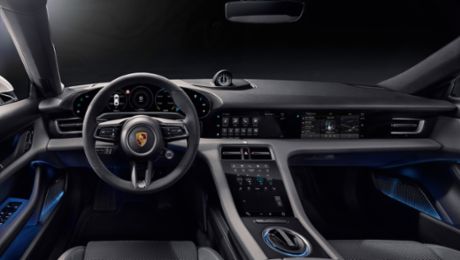 Digital, klar, nachhaltig: das Interieur des neuen Porsche Taycan