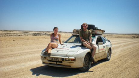  África de norte a sur en un Porsche 944