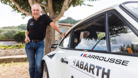 Porsche congratulates Gérard Larrousse on his 80th birthday