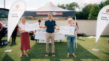 10.000 Euro Spendenerlös beim „Leipziger Rasen Cup“ 2021