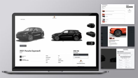 Porsche baut den Online-Vertrieb weltweit aus