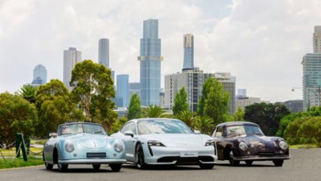 Porsche heritage meets its future, celebrating 70 years in Australia