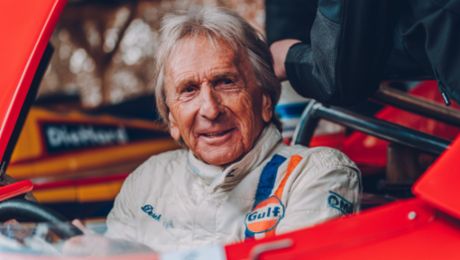 Porsche congratulates Derek Bell on his 80th birthday
