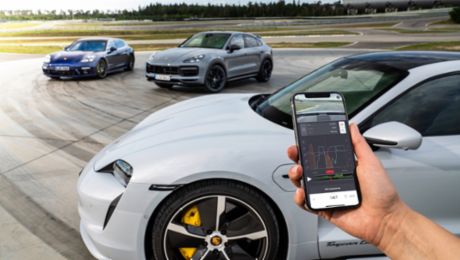 Porsche Track Precision App now available for the Panamera, Cayenne and Taycan