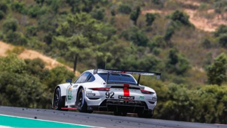 GTE-Pro misfortune and second in the GTE-Am class in Portimão for Porsche