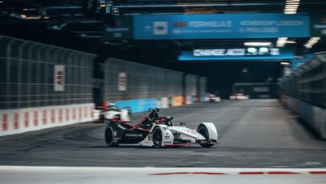 Second top-five result in London for the TAG Heuer Porsche Formula E Team