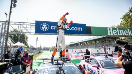 Champion Larry ten Voorde beendet Supercup-Saison mit einem Sieg