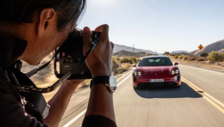 The new Taycan GTS Sport Turismo hits California