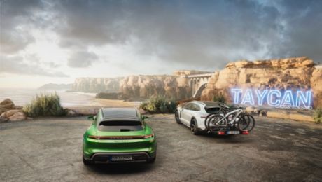 Weltpremiere des Cross Turismo: Der Allrounder unter den Elektro-Sportwagen