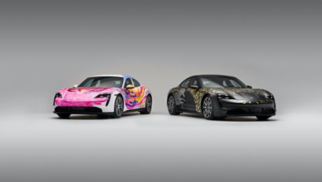 Dos efímeros art cars de Porsche