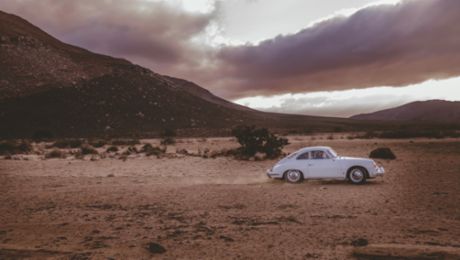 Hacia rutas salvajes en un Porsche 356