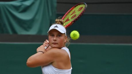 Nastasja Schunk im Juniorinnen-Finale von Wimbledon